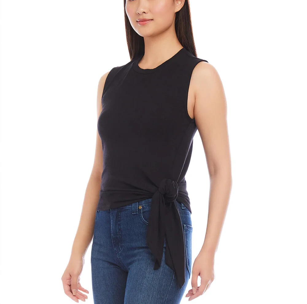 Karen Kane Sleeveless Side Tie Top MSRP $88