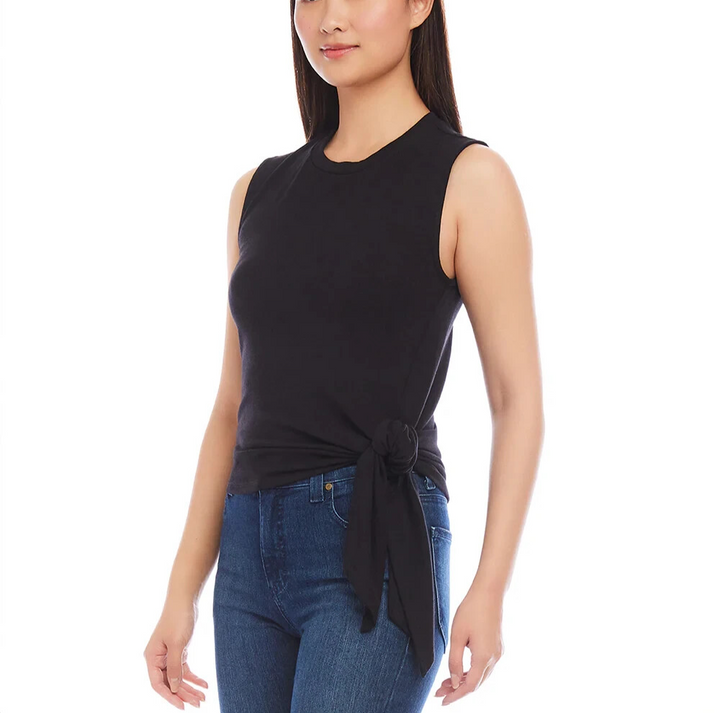 Karen Kane Sleeveless Side Tie Top MSRP $88