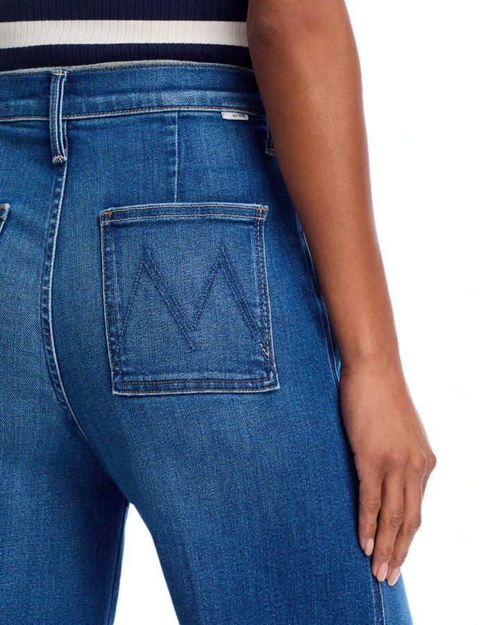 MOTHER The Stitch Up Maven Hover High Rise Jeans MSRP $268