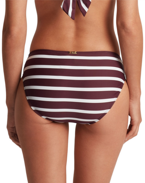 Lauren Ralph Lauren Striped Hipster Bikini Bottom MSRP $75