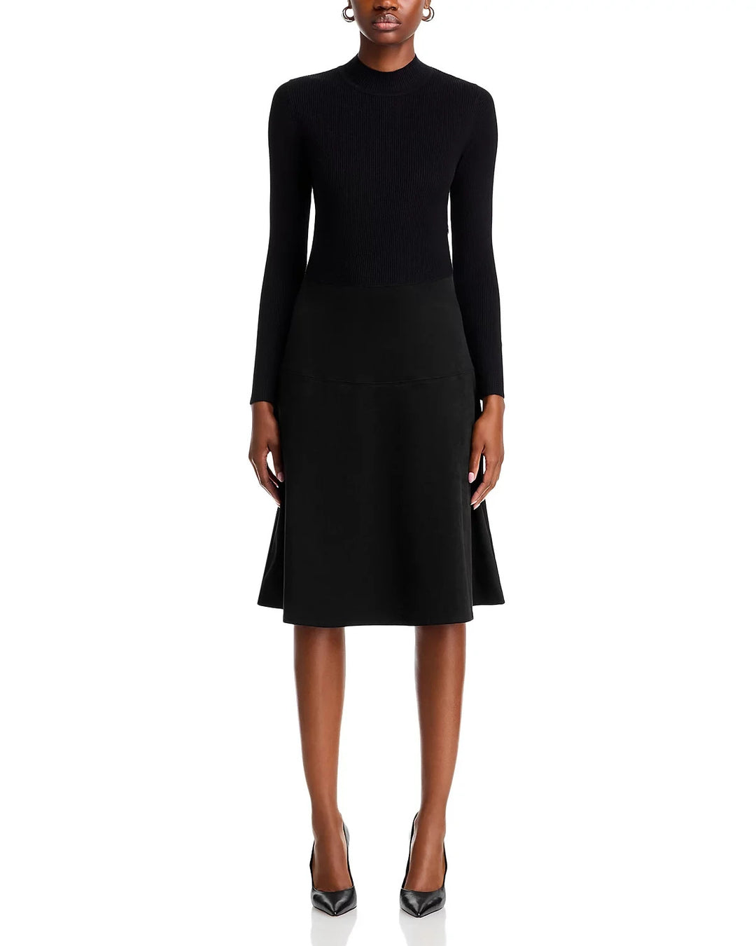 T Tahari Mixed Media Dress MSRP $128