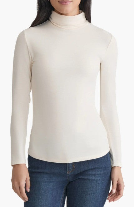 Jones New York Shirred Turtleneck Top MSRP $59.50