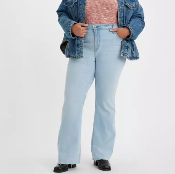 Levi's Plus Size 726 High-Rise Flare-Leg Jeans MSRP $69
