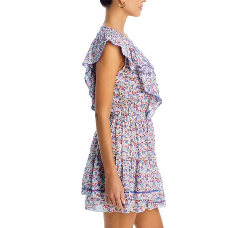 Poupette St. Barth Bambi Mini Dress Swim Cover-Up MSRP $370