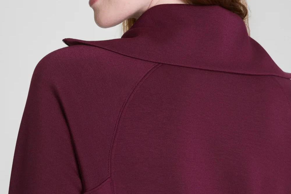 Spanx AirEssentials Half Zip Sweatshirt  MSRP $128