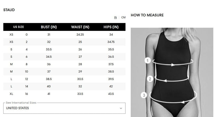 Staud Dolce One Piece Swimsuit MSRP $215