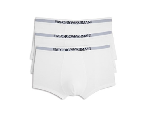 Emporio Armani Pure Cotton Trunks - Pack of 2 