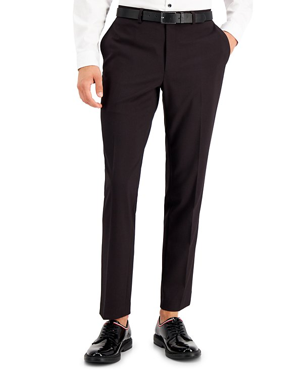 I.N.C. International Concepts Men's Slim-Fit Burgundy Suit Pants MSRP $69.50