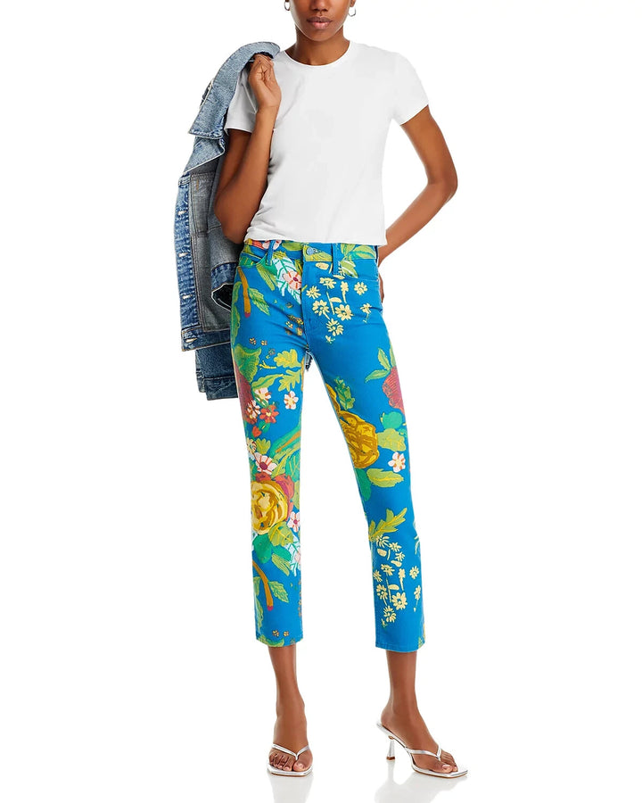 MOTHER The Mid Rise Dazzler Cropped Jeans MSRP $228