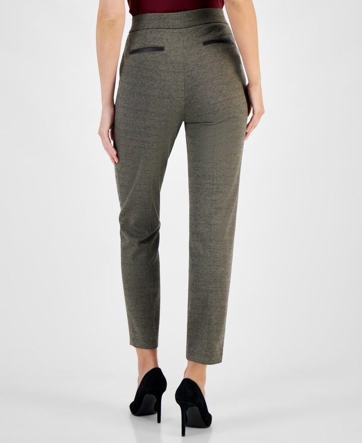 Kasper Pull-on Straight-Leg Pants MSRP $89