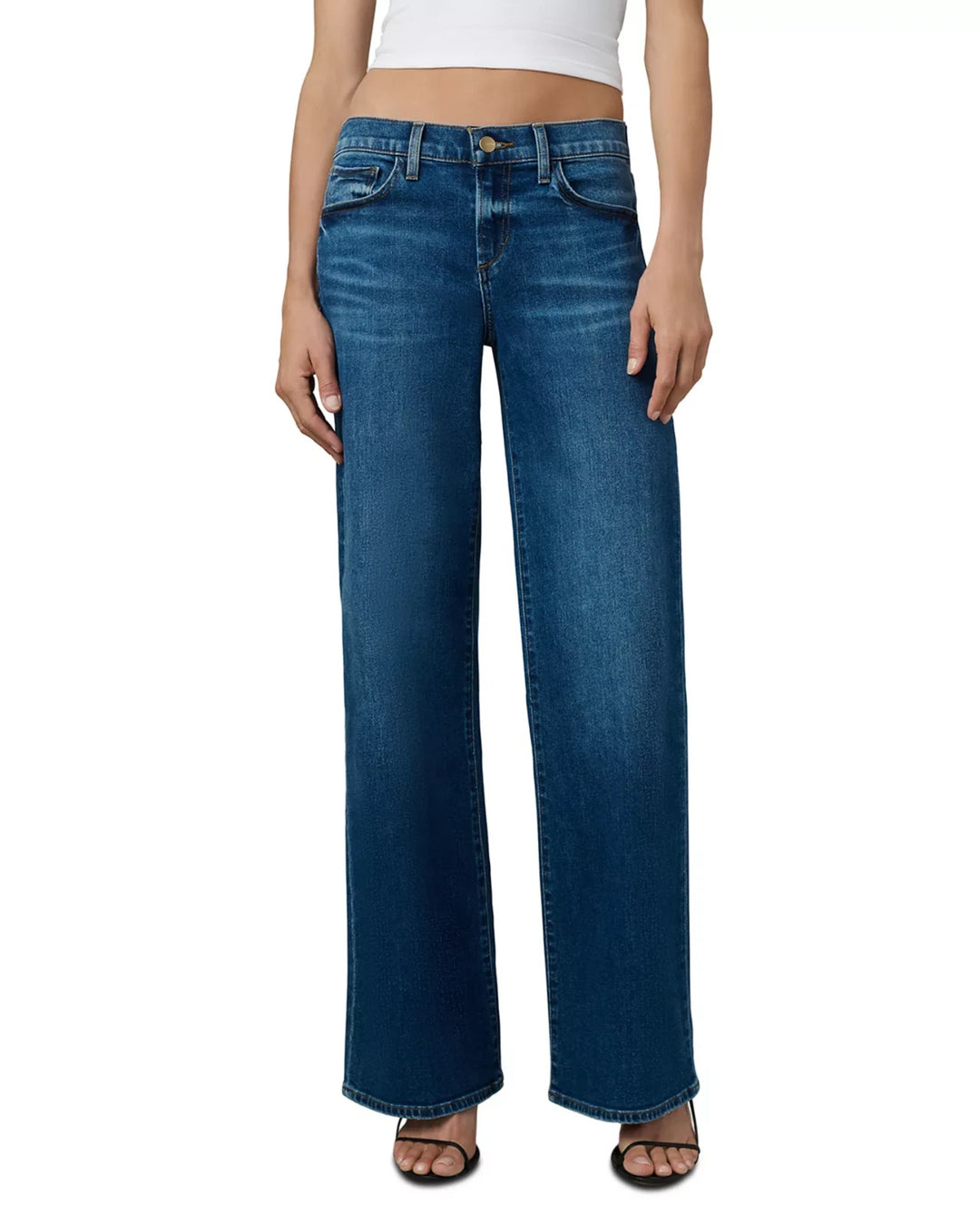 Joe's Jeans The Lou Lou Low Rise Wide Leg Jeans MSRP $188