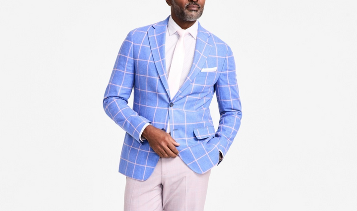 Tallia Men's Printed Notch-Lapel Sport Coat  MSRP $295