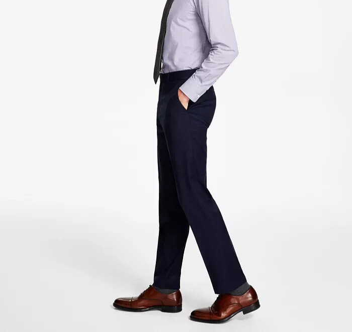 Tommy Hilfiger Men's Modern-Fit Wool Blend Suit Pants