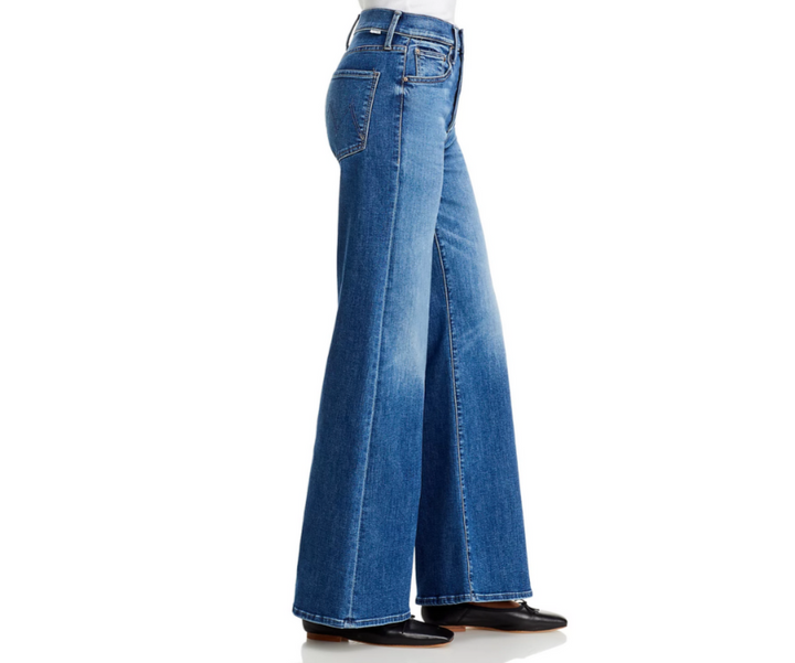MOTHER The Tomcat Roller Sneak High Rise Wide Leg Jeans