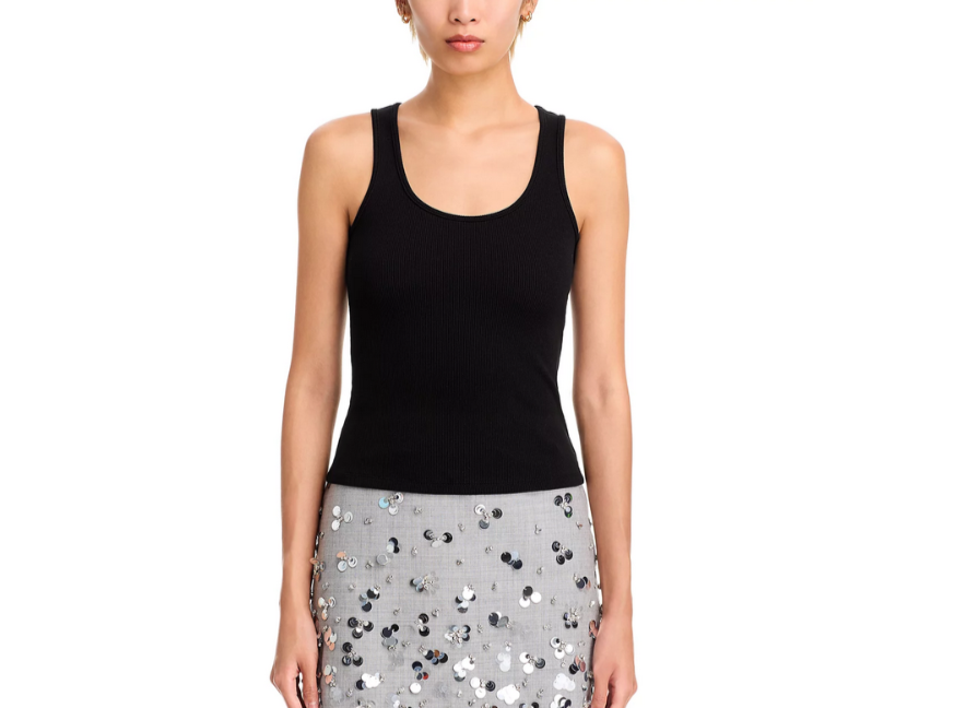 L'AGENCE Adira Scoop Neck Tank MSRP $110