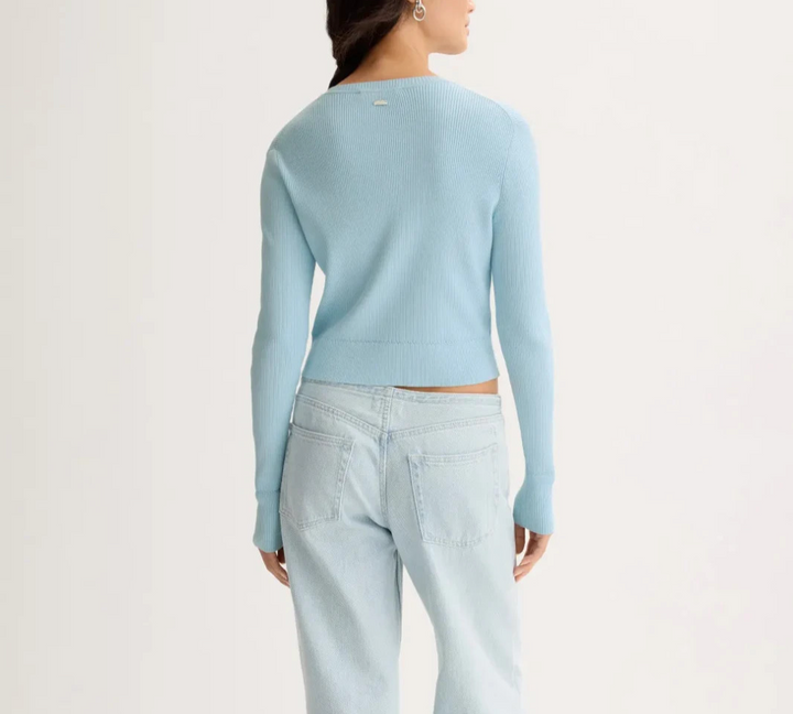 Toccin Zoe Classic Cropped Cardigan MSRP $295