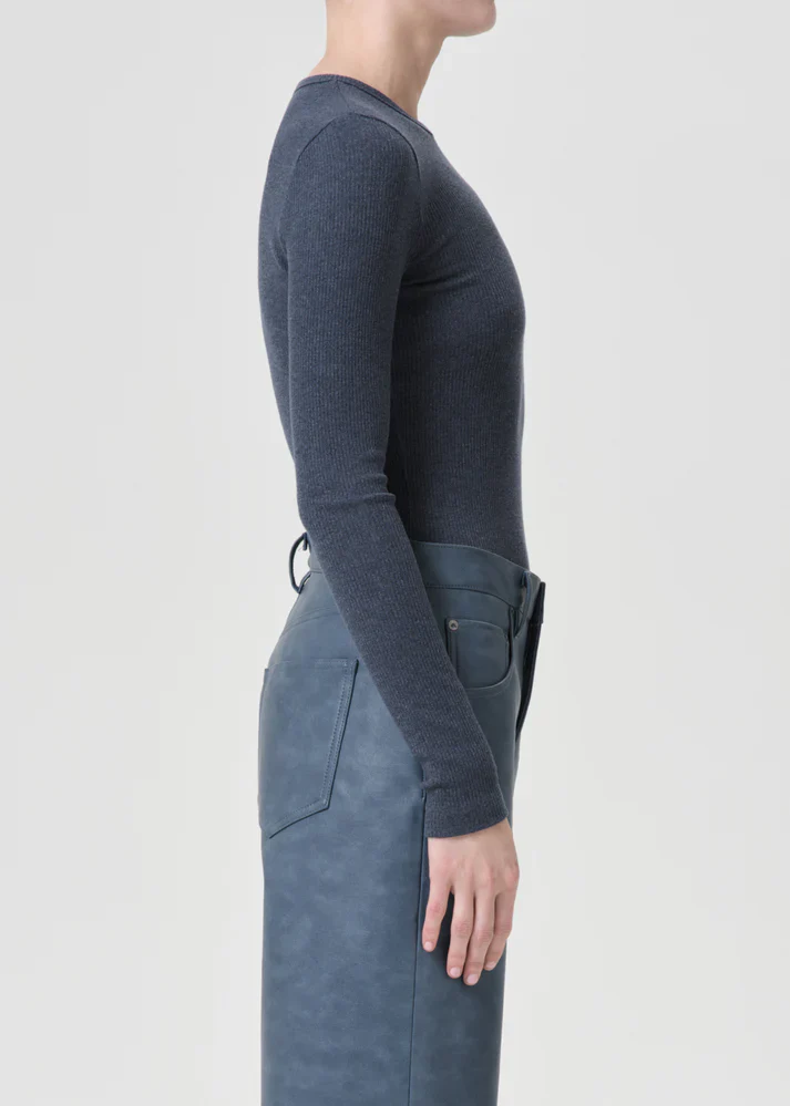 Agolde Delphi Slim Tee MSRP $138