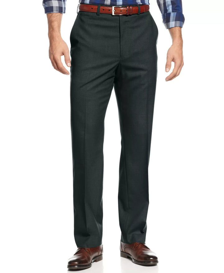 Michael Kors Men's Solid Classic-Fit Stretch Dress Pants MSRP $95
