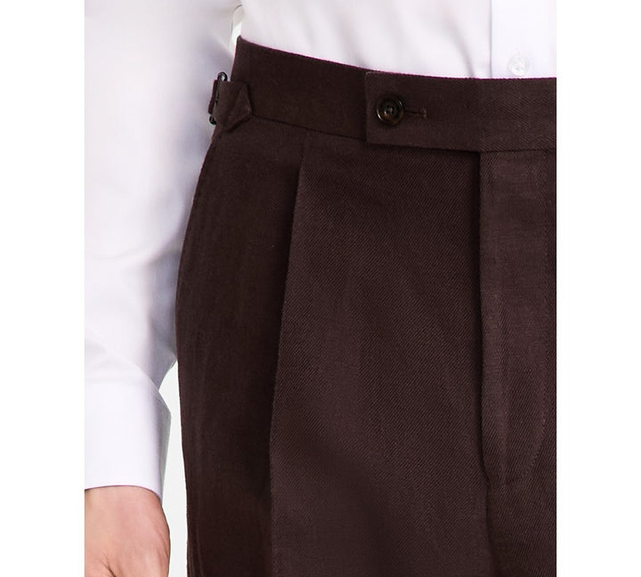 Calvin Klein Men's Slim-Fit Linen-Blend Dress Pants MSRP $190