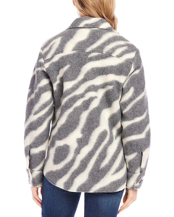 Karen Kane Brushed Shirt Jacket MSRP $258