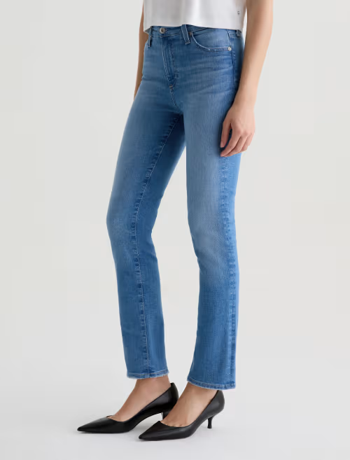 AG Mari Mid-Rise Slim Straight Jeans MSRP $225