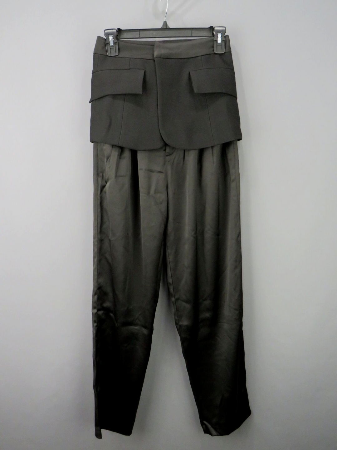 NONCHALANT LABEL Layered Belted Pants MSRP $391
