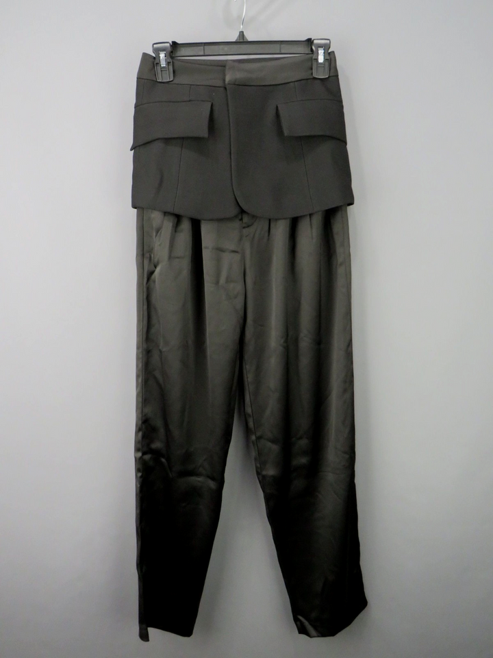 NONCHALANT LABEL Layered Belted Pants MSRP $391