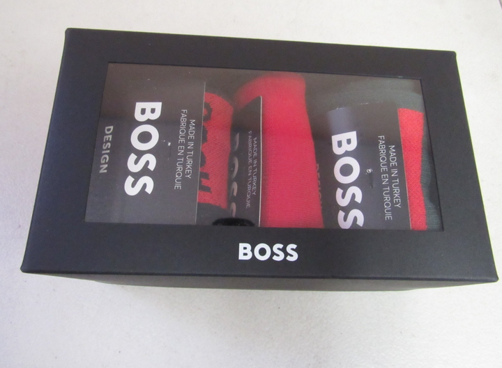 Boss Dress Socks Gift Set, Pack of 3 MSRP $30