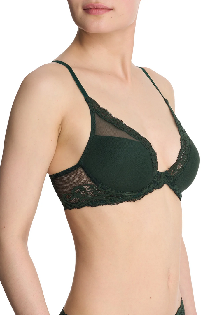 Natori Women's Feathers Plunge T-Shirt Bra MSRP $68