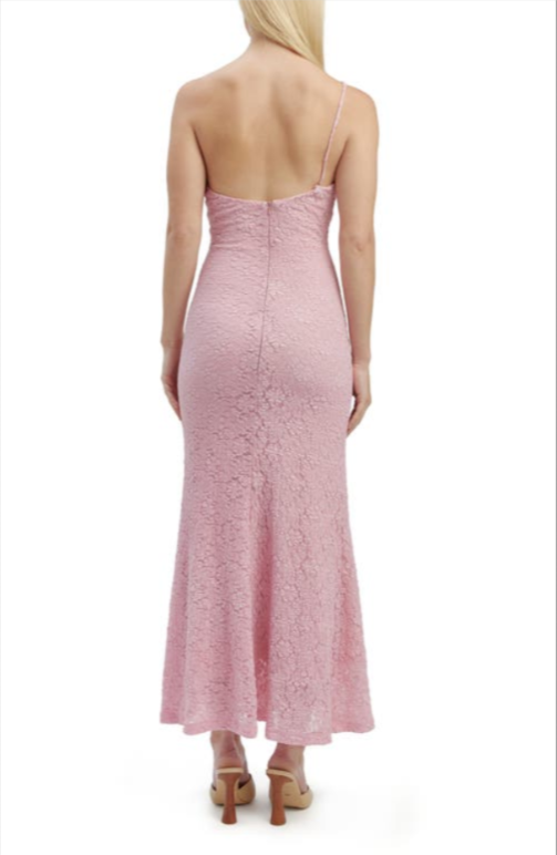 Bardot Albie Knit Textured Lace Maxi Dress MSRP $119