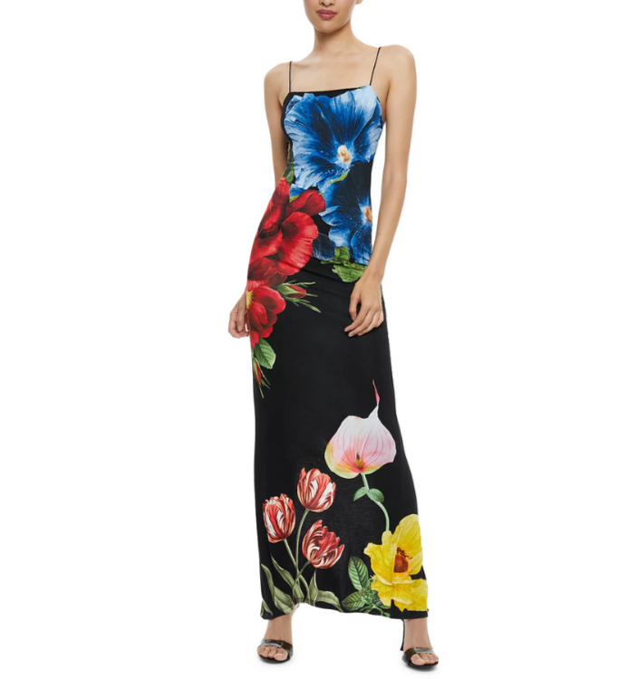 Alice and Olivia Fifi Maxi Dress MSRP $440