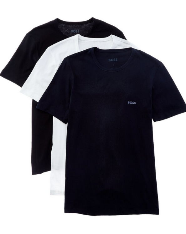 BOSS Classic Tee, Pack of 3 MSRP $45