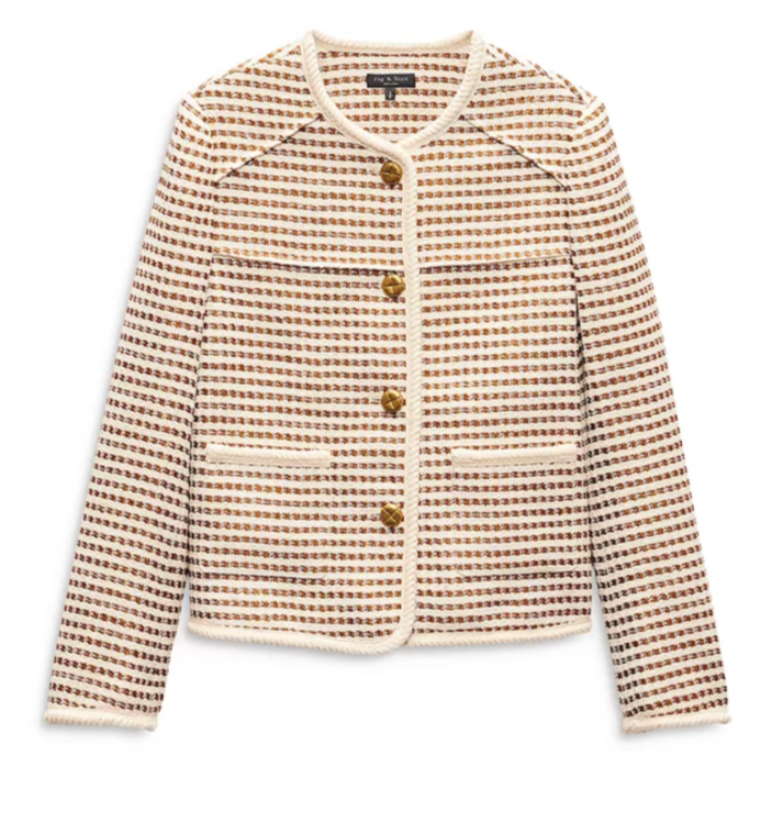 rag & bone Mirabelle Tweed Jacket MSRP $598
