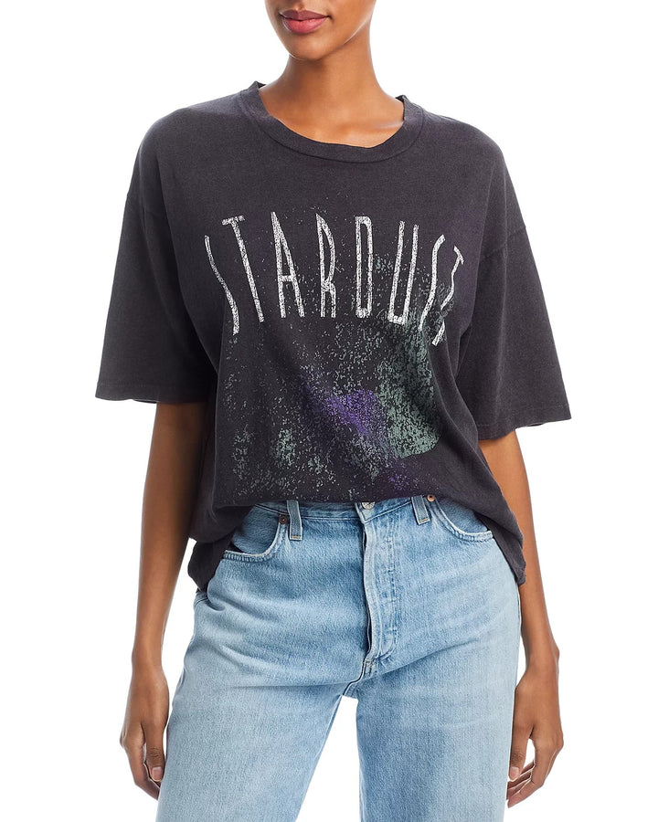 Anine Bing Joel Cotton Stardust Tee MSRP $120