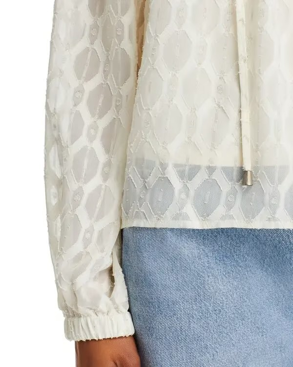 Cupio Lace Peasant Blouse MSRP $79