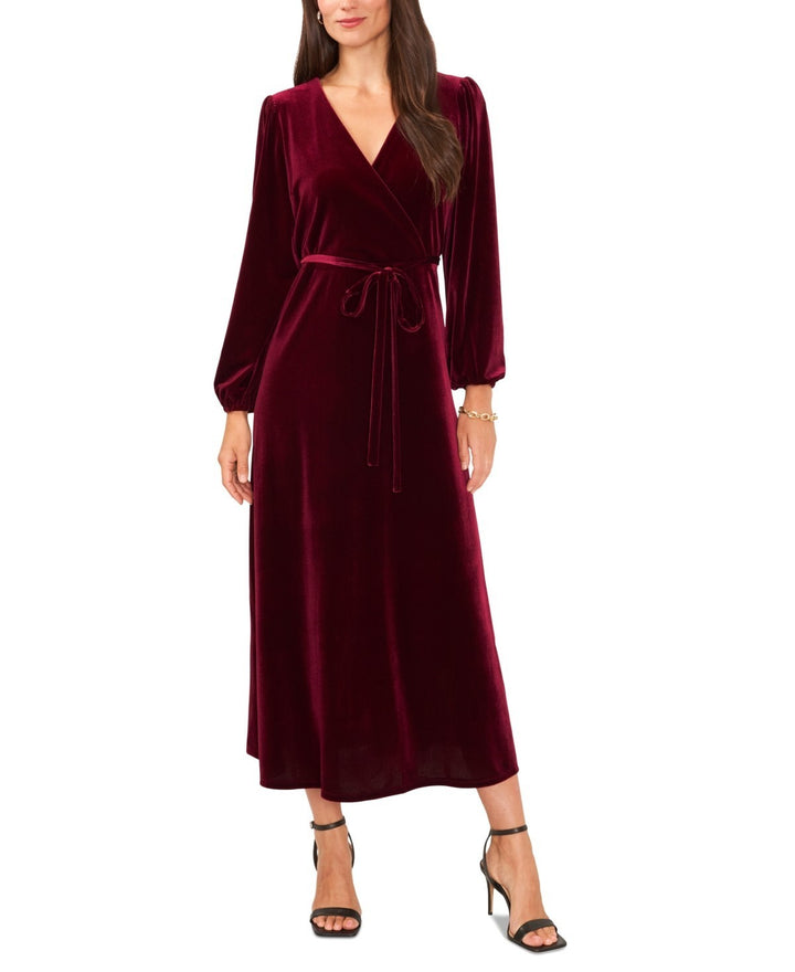 Msk Women's Petite Velvet Dress MSRP $99