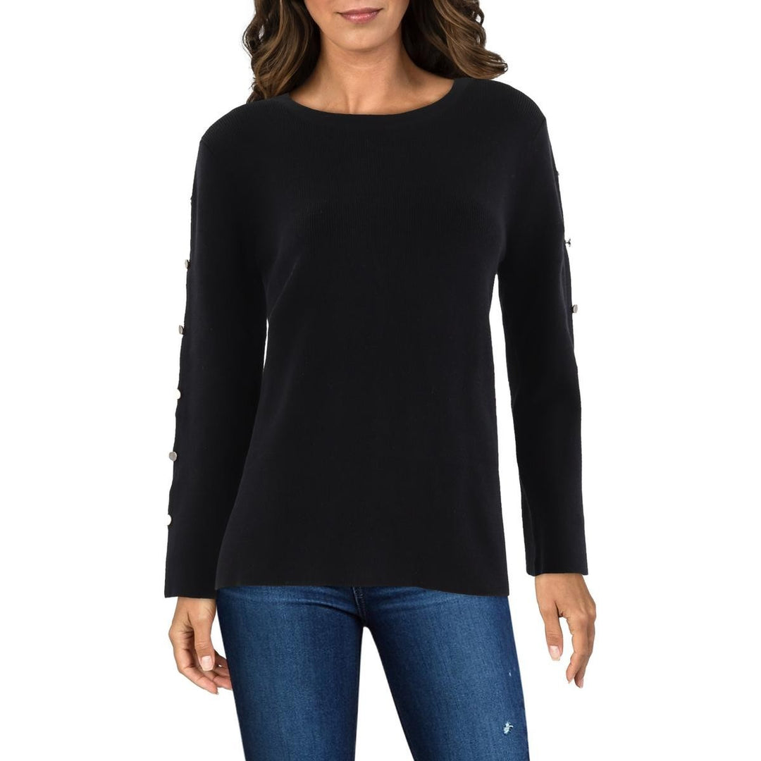 Jones New York Womens Cut-Out Knit Pullover Sweater MSRP $59.50