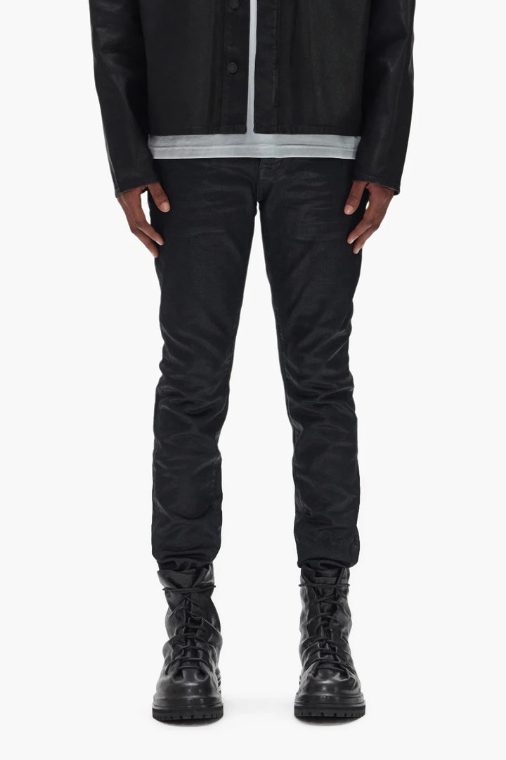 Purple Brand Coated Indigo Skinny Jeans MSRP $295