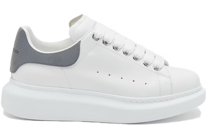 Alexander McQUEEN Women's Snake Embossed Heel Detail Sneakers MSRP $690