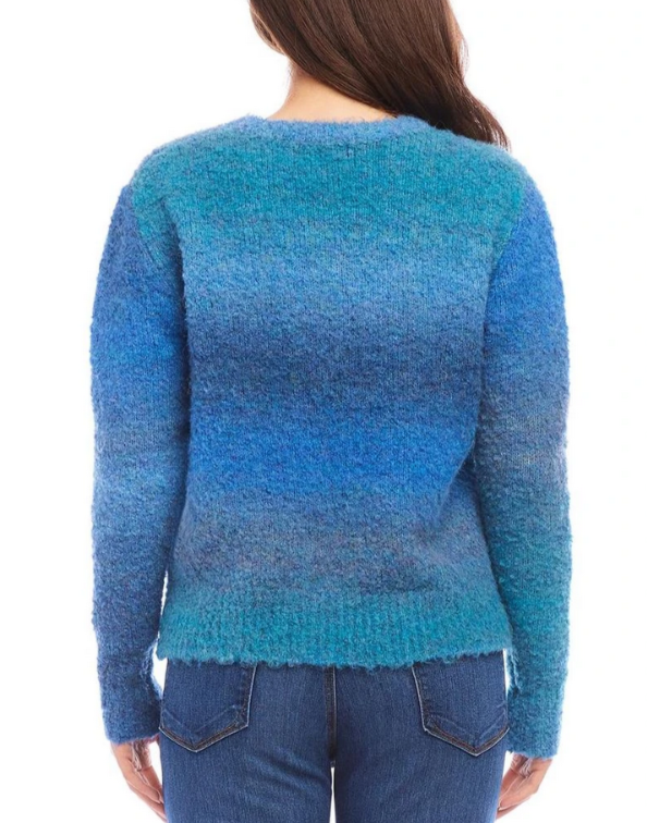 Karen Kane Ombre Boucle Sweater MSRP $129
