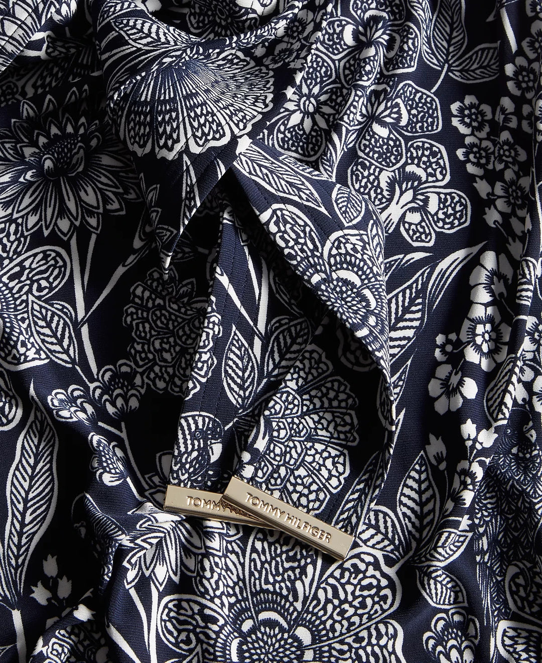 Tommy Hilfiger Parakeet Park Tie-Waist Sleeveless Dress MSRP $119