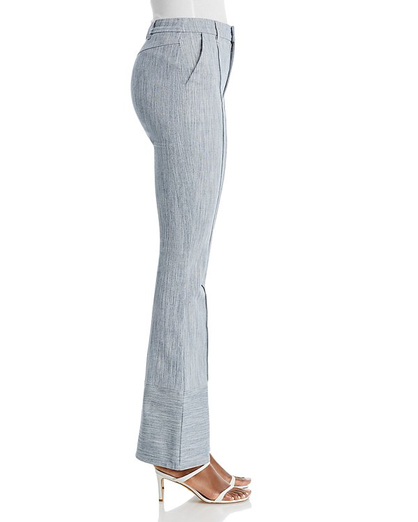 Cinq a Sept Evelyn Pintucked Flare Leg Pants MSRP $295
