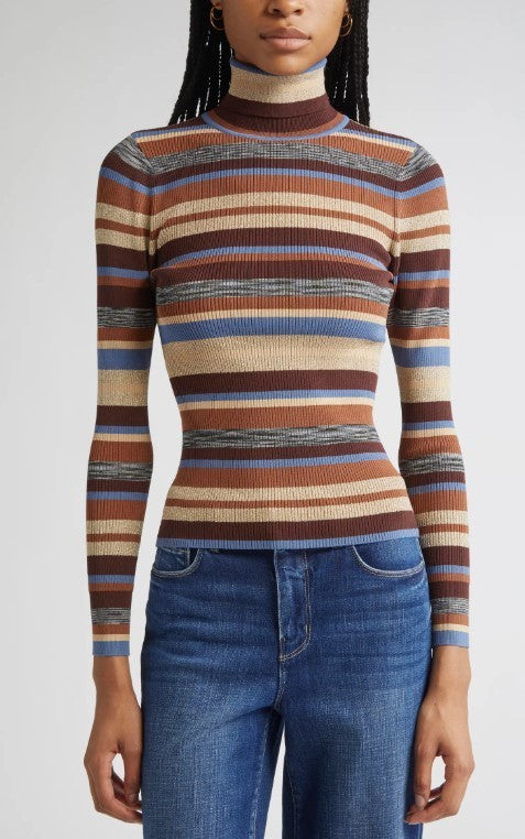 L'Agence Olene Turtleneck Sweater MSRP $395