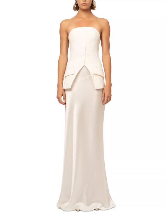 NONCHALANT LABEL Petra Strapless Top MSRP $380