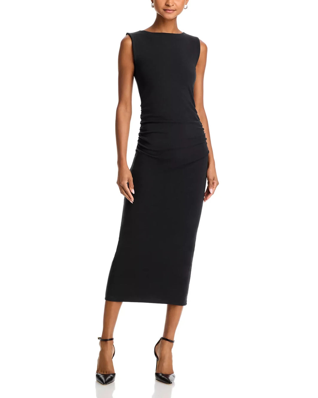 Veronica Beard Charissa Ruched Midi Dress MSRP $298