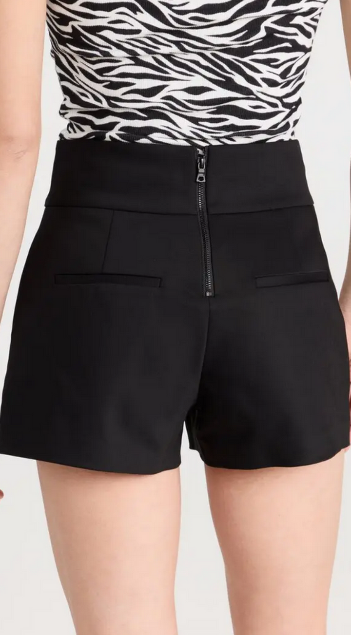 Alice + Olivia Donald High Waist Shorts MSRP $265