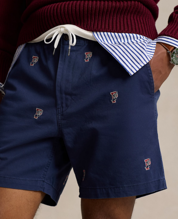 Polo Ralph Lauren 6'' Stretch Classic fit Polo Prepster P-Wing Shorts MSRP $125