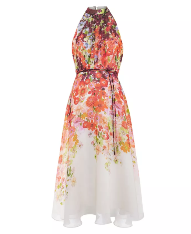 Phase Eight Bethany Floral Print Dress MSRP $350