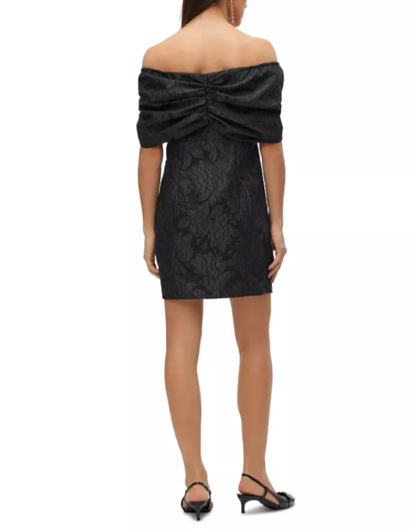 Vero Moda Bow Front Textured Mini Dress MSRP $99