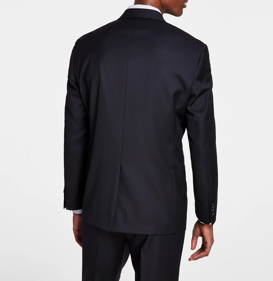 Michael Kors Men's Classic-Fit Wool-Blend Stretch Solid Suit Jacket MSRP $450